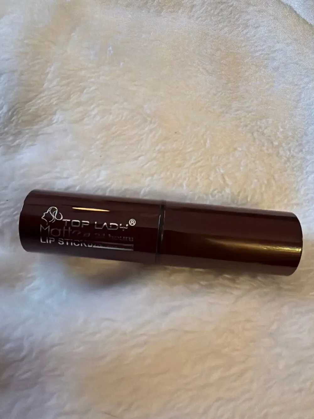Top Lady Matte 24 Hours Lipstick B12 Long Lasting Lip Color Brown Nude